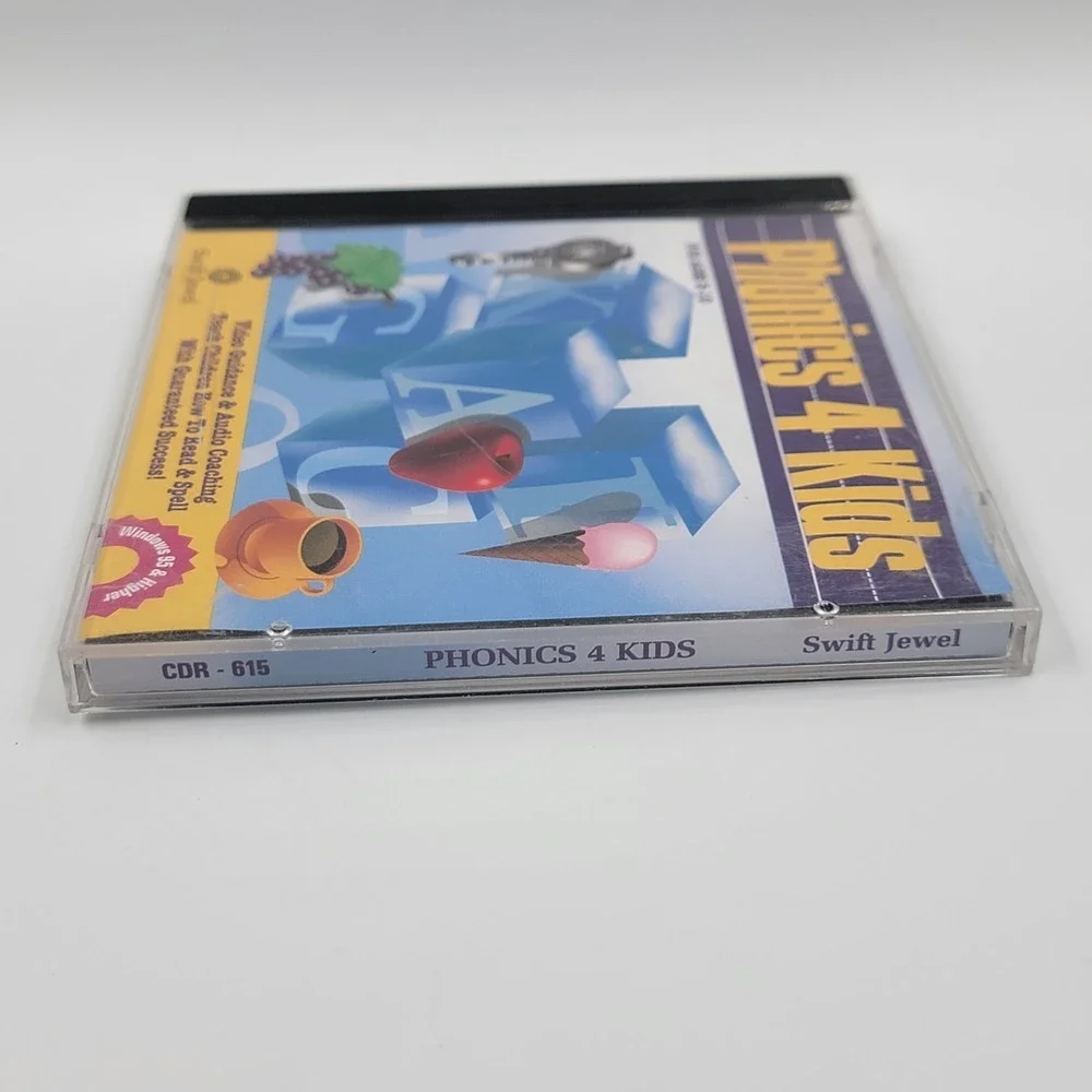 Phonics 4 For Kids Children Cosmic PC Software Windows 98/2000/XP CD-ROM